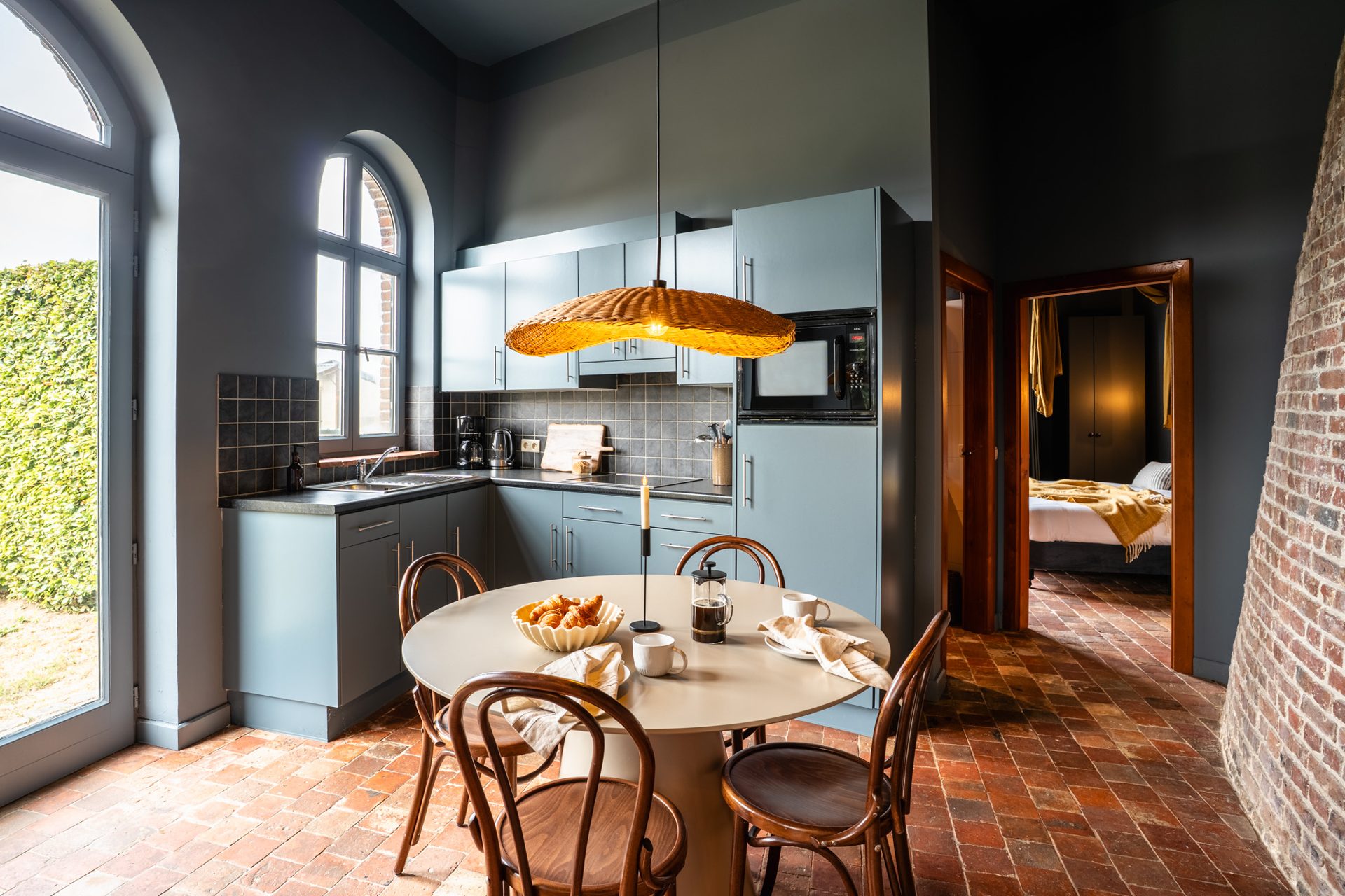 Keuken en eethoek, na de verbouwing